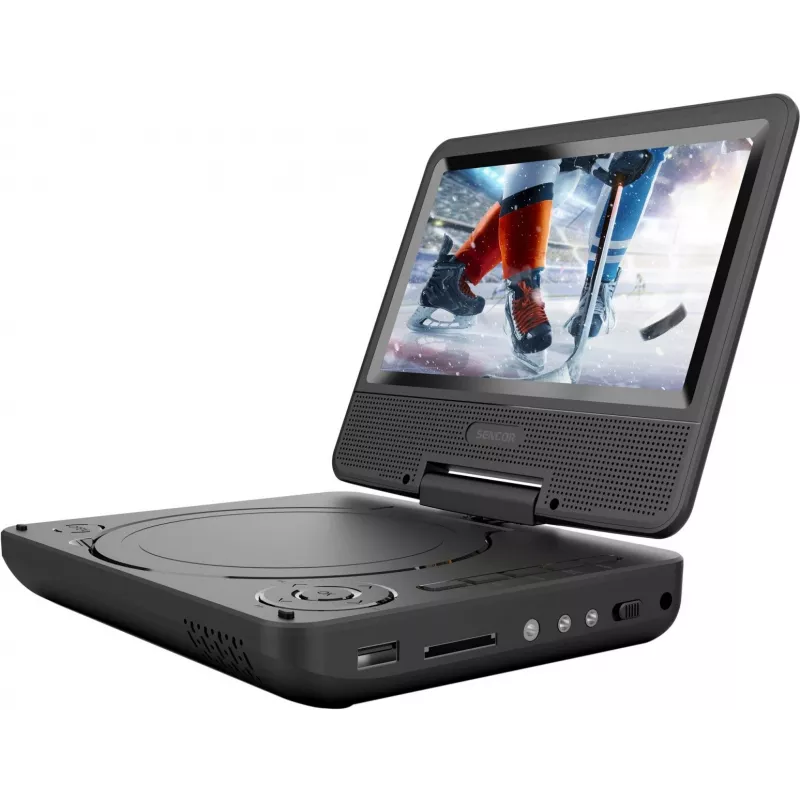SENCOR SPV 2075 7 inch Przenośny odtwarzacz DVD z USB/SD, 7 inch wyświetlacz LCD