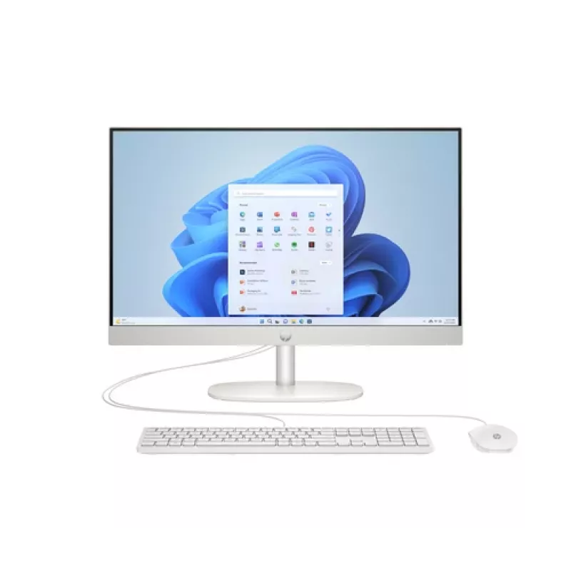 HP 24-CR0089NF All-in-One PC, 23,8 inch FHD, AMD Ryzen 7 7730U, 16GB RAM, 512GB SSD, Windows 11 Home, Starry White