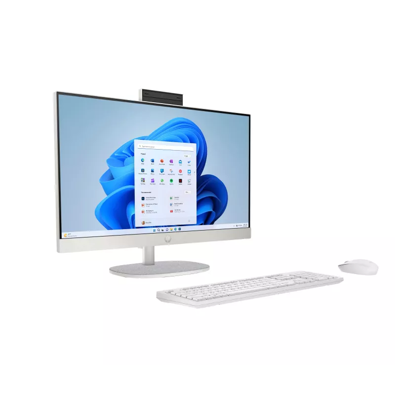 HP 24-CR0089NF All-in-One PC, 23,8 inch FHD, AMD Ryzen 7 7730U, 16GB RAM, 512GB SSD, Windows 11 Home, Starry White