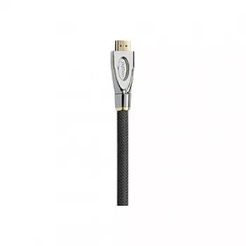Przewód HDMI 2.0 PYTHON 2m Czarny 4K 60Hz 18Gbps Pleciony Nylon