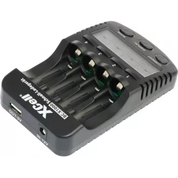 XCell BC-X1000 Fast Charger 1-4x AAA AA LCD Display - Ładowarka akumulatorów - Niklowo-wodorkowa (NiMH)