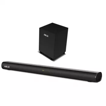 AKAI Soundbar ASB-20CSW 2.1 80W Bezprzewodowy Subwoofer Bluetooth 5.0 HDMI ARC