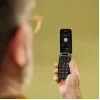 Panasonic KX-TU410EXB Telefon komórkowy typu clamshell Czarny