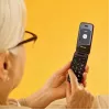 Panasonic KX-TU410EXB Telefon komórkowy typu clamshell Czarny