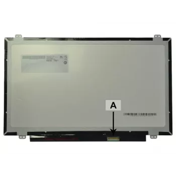 2-Power 14.0 inch HD Glossy Laptop LCD Screen with Brackets - 1366x768 - 40-pin LVDS