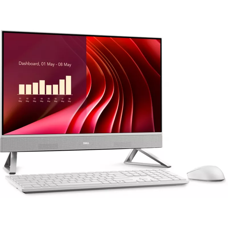 Dell 24 All-in-One EC24250 Windows 11 Pro Core 7-150U 16GB 1TB SSD 23.8 cal FHD Dotyk Intel Graphics Kamera Wi-Fi Bluetooth 3Y ProSupport