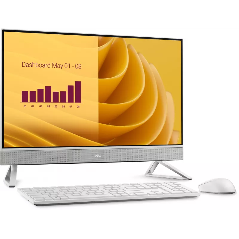 Dell 27 All-in-One EC27250 Windows 11 Pro Intel Core 7-150U 16GB RAM 1TB SSD 27.0 cala FHD Dotyk NVIDIA GeForce MX570A Kamera Wi-Fi Bluetooth 3Y ProSupport