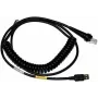 Przewód interfejsowy USB Honeywell, USB Type-A do USB Type-C, 3m zwijany, czarny