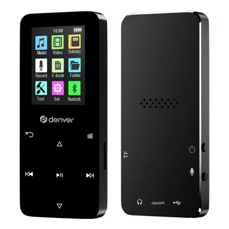 Odtwarzacz MP4 Denver MP-1830B Czarny z Bluetooth, wyświetlacz 1,8 inch, 4GB, Czarny