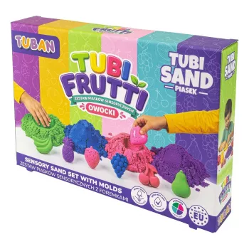 TUBAN Sensory Sand - Tubi Frutti Set 1 kg Multi-Color Fruity Scented