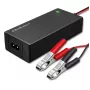 Qoltec Automatic Battery Charger for AGM GEL STD | Rectifier 12V | 2A | 24W | LED | Cable 1.8m