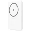YENKEE Power Bank 501 WH SILIC 5000mAh MagSafe PD 20W Biały