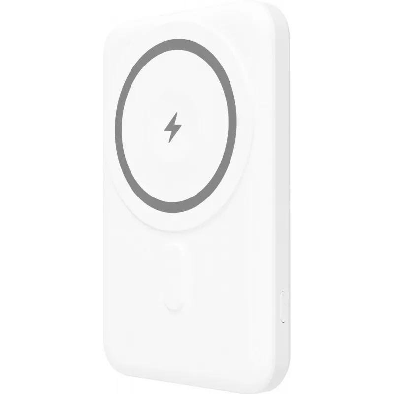 YENKEE Power Bank 501 WH SILIC 5000mAh MagSafe PD 20W Biały