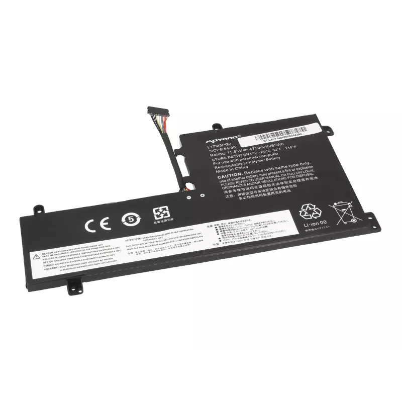 Bateria MITSU L17C3PG2 do Lenovo Legion Y530 Y730 Y7000 - 4750 mAh (55 Wh)