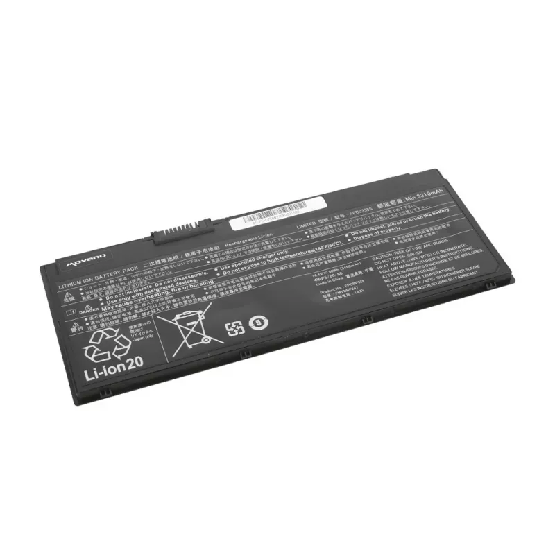 Bateria MITSU FPB0338S do Fujitsu LifeBook U758 - 3490 mAh (50 Wh)
