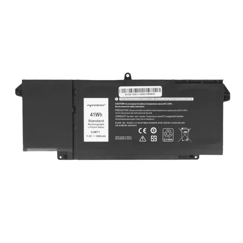 Bateria MITSU 9JM71 7FMXV do Dell Latitude 5320 7320 7420 7520 - 3600 mAh (41 Wh)