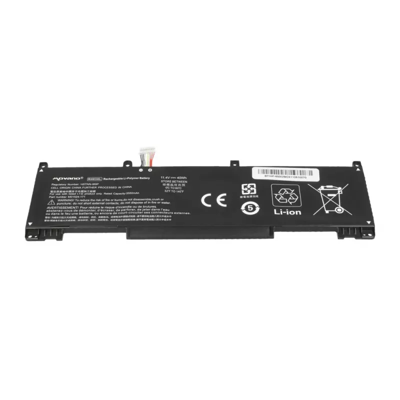 Bateria MOVANO RH03XL do HP ProBook 440 445 450 630 640 650 G8 G9 G10 - 3550 mAh (40 Wh)