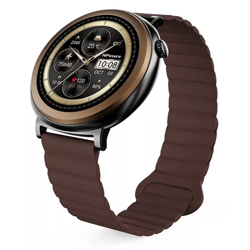 HIFUTURE Smartwatch Aurora AMOLED AI Brown