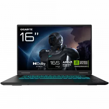 Gigabyte GAMING A16 3VHK3EEC93SH 16 cali QHD+ AMD Ryzen 7 260 16GB 512GB SSD RTX 5060 Windows 11 Home Klawiatura angielska 2-letnia gwarancja