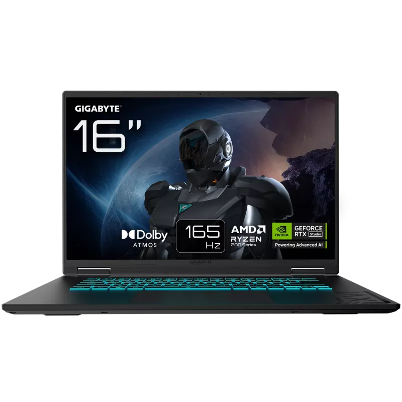 Gigabyte GAMING A16 3VHK3EEC93SH 16 cali QHD+ AMD Ryzen 7 260 16GB 512GB SSD RTX 5060 Windows 11 Home Klawiatura angielska 2-letnia gwarancja