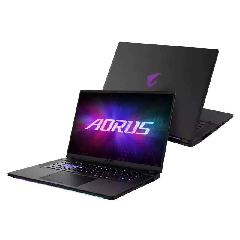 Gigabyte AORUS MASTER 16 6XJM4EEE64SP 16 cali QHD+ Laptop Gaming, AMD Ryzen 9 9955HX3D, 64GB DDR5, 2TB NVMe SSD, NVIDIA GeForce RTX 5070 Ti, Windows 11 Home, Klawiatura angielska, 2-letnia gwarancja, Czarny