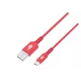 TB USB-C do USB-C Kabel 1m Czerwony 100W PD Szybkie Ładowanie i Synchronizacja Danych