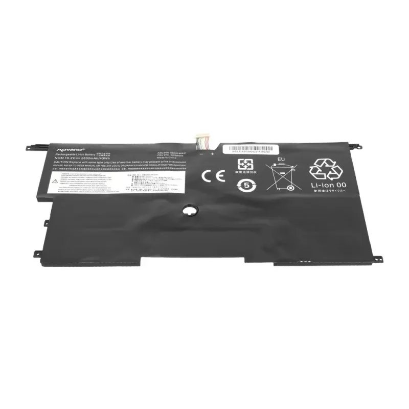 MOVANO Bateria do Lenovo ThinkPad X1 Carbon Gen 2/3 - 2800 mAh (43 Wh)