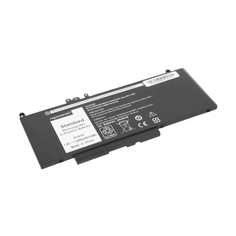MOVANO Bateria G5M10 WYJC2 8V5GX do Dell E5450 E5550 7.4V - 5800 mAh (43 Wh)