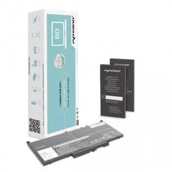 Bateria MOVANO J60J5 GG4FM MC34Y do Dell E7270 E7470 - 7200 mAh (55 Wh)
