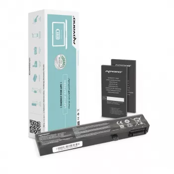 Bateria MOVANO BTY-M6H do MSI CX62 GE62 GE72 GL72 PE70 - 4400 mAh (48 Wh)
