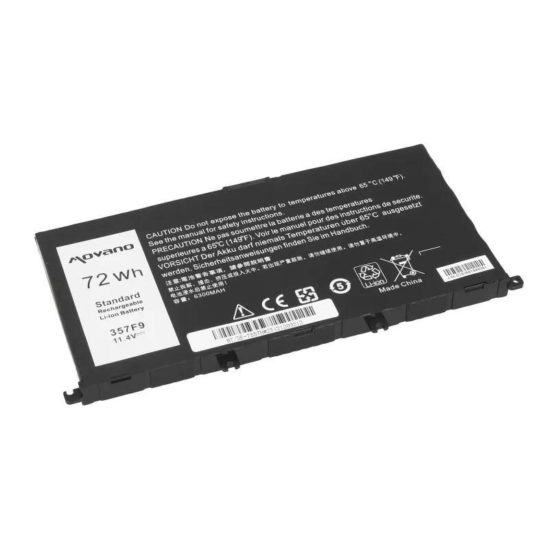 Bateria MOVANO 357F9 do Dell Inspiron 5577 7557 - 6300 mAh (72 Wh)