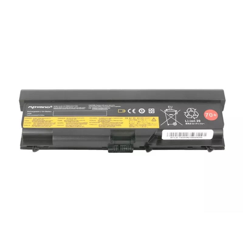 MOVANO Bateria do Lenovo ThinkPad L530 T430 T530 - 6600 mAh (71 Wh)