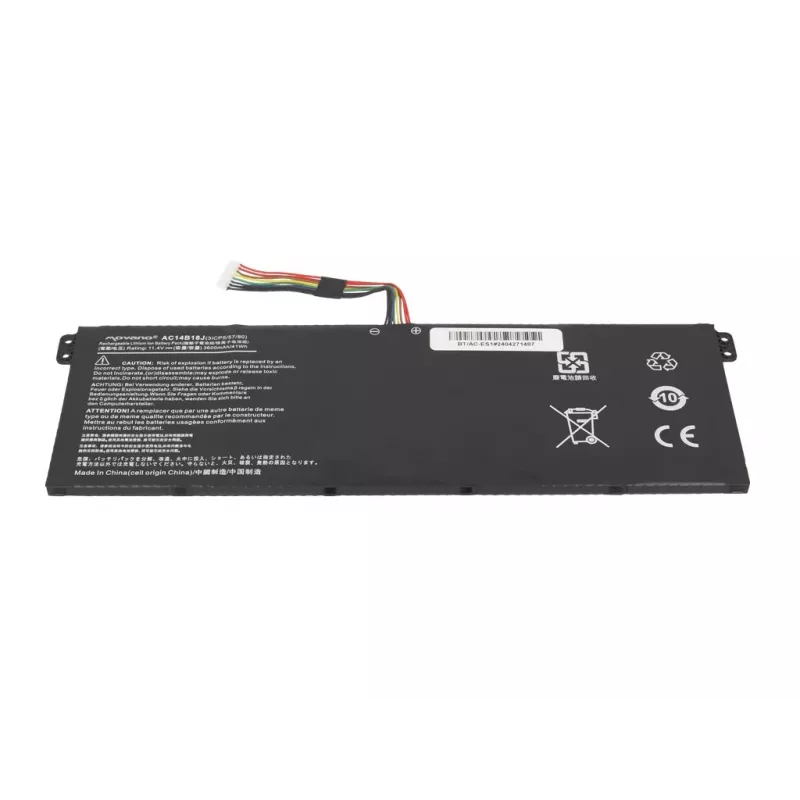 Bateria MITSU AC14B13J AC14B18J do Acer Aspire ES1 V3 - 3600 mAh (41 Wh)