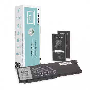 Bateria MOVANO MFKVP do Dell Precision 15 7510 17 7710 - 7000 mAh (80 Wh)