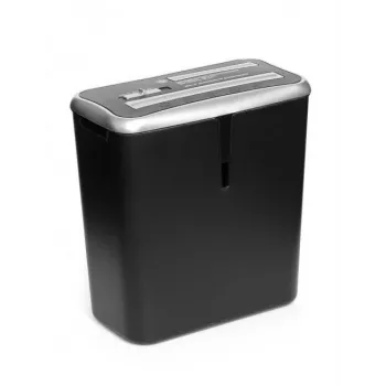 Niszczarka WALLNER XD805 CD, cięcie krzyżowe, 8 arkuszy, 15L, czarna