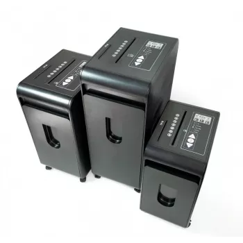 Wallner MR 1005 C2 Niszczarka krzyżowa, 6 arkuszy, 10 l, czarny