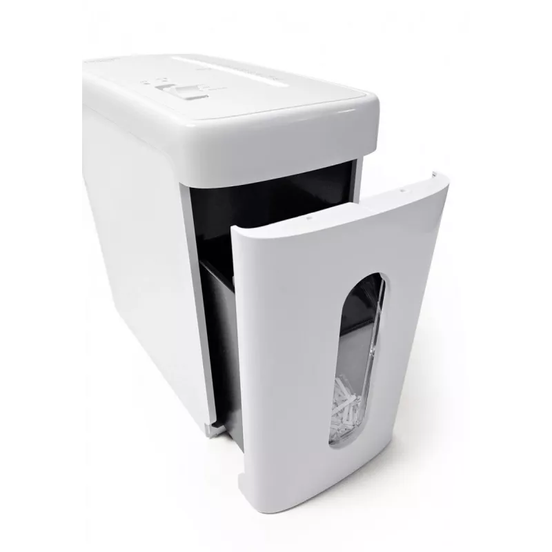 Niszczarka WALLNER EF910 C4, cięcie krzyżowe, 6 arkuszy, pojemnik 10 L, czarny