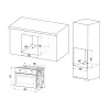 Piekarnik kompaktowy MPM-63-BOK-24, 24L, 1500W, Czarny
