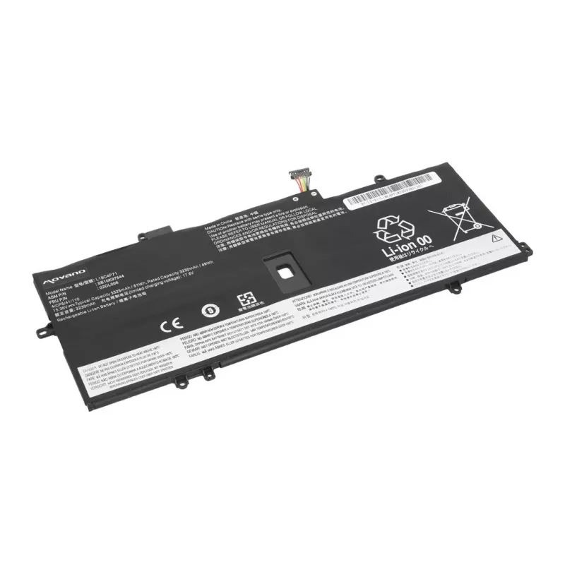 MOVANO Bateria do Lenovo ThinkPad X1 Yoga 4 5 Carbon 7 8 - 3325 mAh (51 Wh)