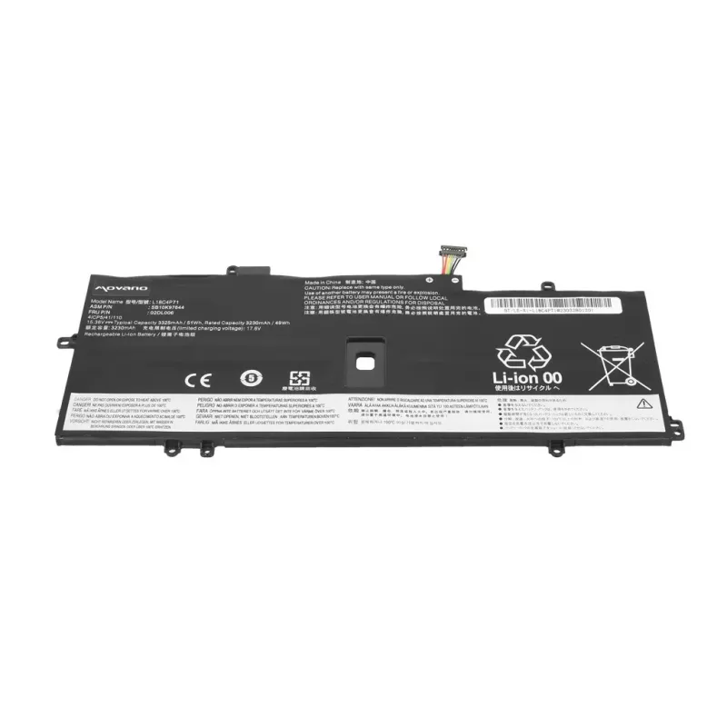 MOVANO Bateria do Lenovo ThinkPad X1 Yoga 4 5 Carbon 7 8 - 3325 mAh (51 Wh)