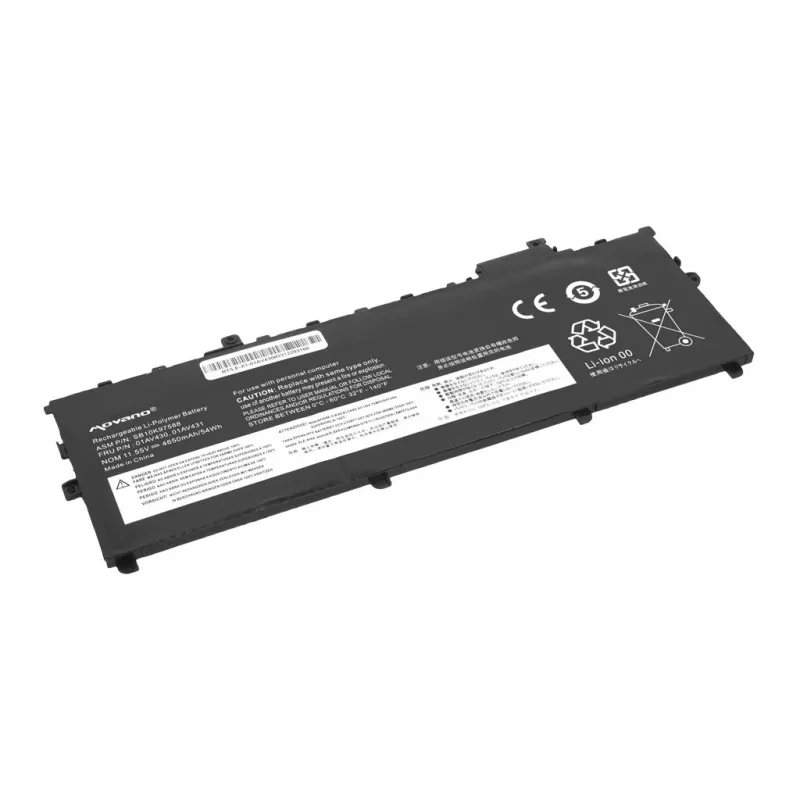 MOVANO Battery 01AV430 do Lenovo ThinkPad X1 Carbon 5th Gen 6th Gen 2017 2018 - 4650 mAh (54 Wh)