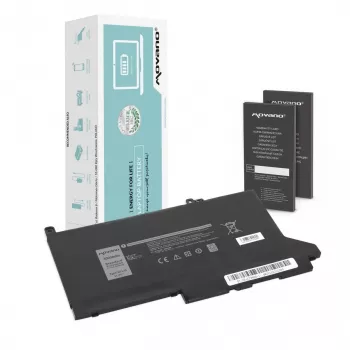 Bateria MOVANO DJ1J0 C27RW do Dell Latitude 7280 7290 7380 7390 7480 7490 - 11,4V - 3000 mAh (34 Wh)