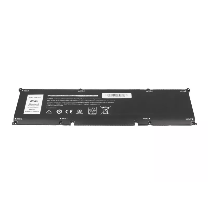 Bateria MOVANO 69KF2 do Dell Alienware M17 M15 R3 R4 Precision 5550 XPS 9500 9510 - 6000 mAh (69 Wh)