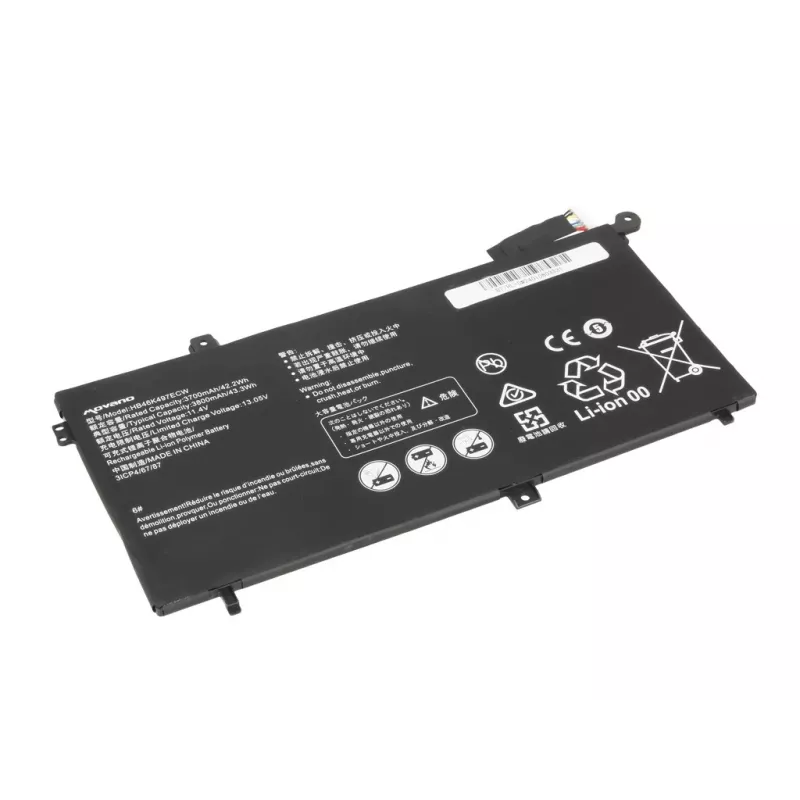 MOVANO Bateria do Huawei Matebook D Series HB46K497ECW - 3700 mAh (42,2 Wh)