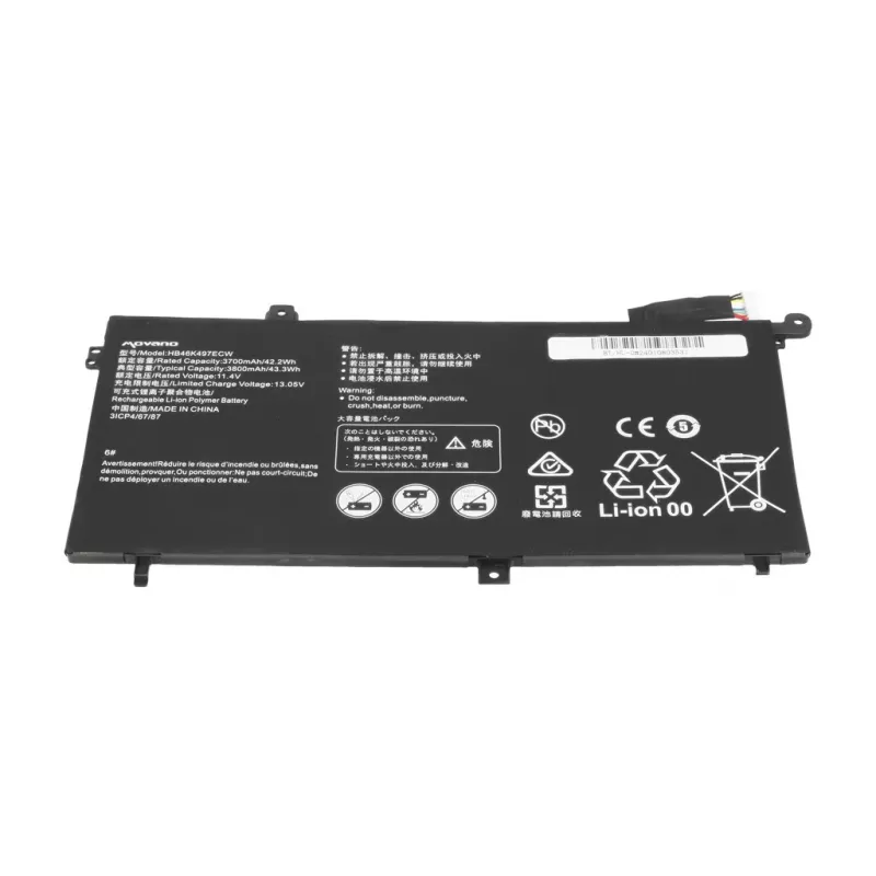 MOVANO Bateria do Huawei Matebook D Series HB46K497ECW - 3700 mAh (42,2 Wh)