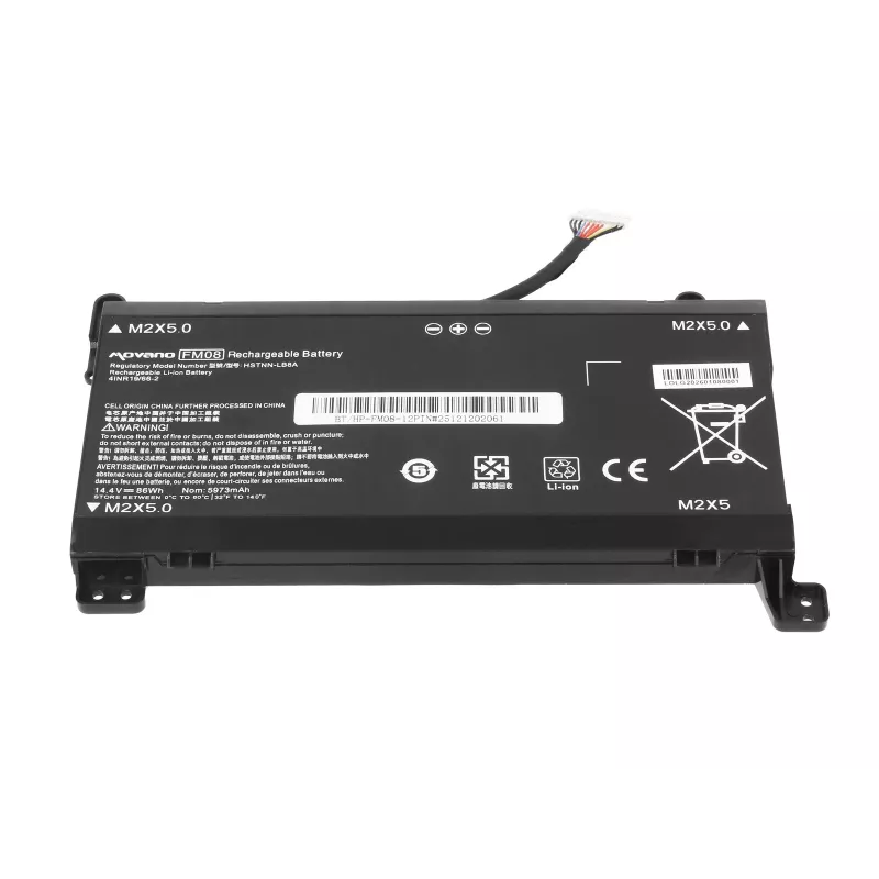 Bateria MOVANO FM08 TPN-Q195 do HP Omen 17-AN 12-Pin - 5973 mAh (86 Wh)