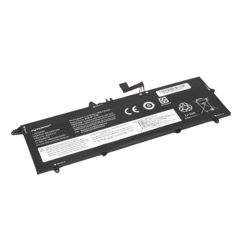 Bateria MOVANO L18C3PD2 do Lenovo ThinkPad T490s T495s T14s - 4650 mAh (54 Wh)