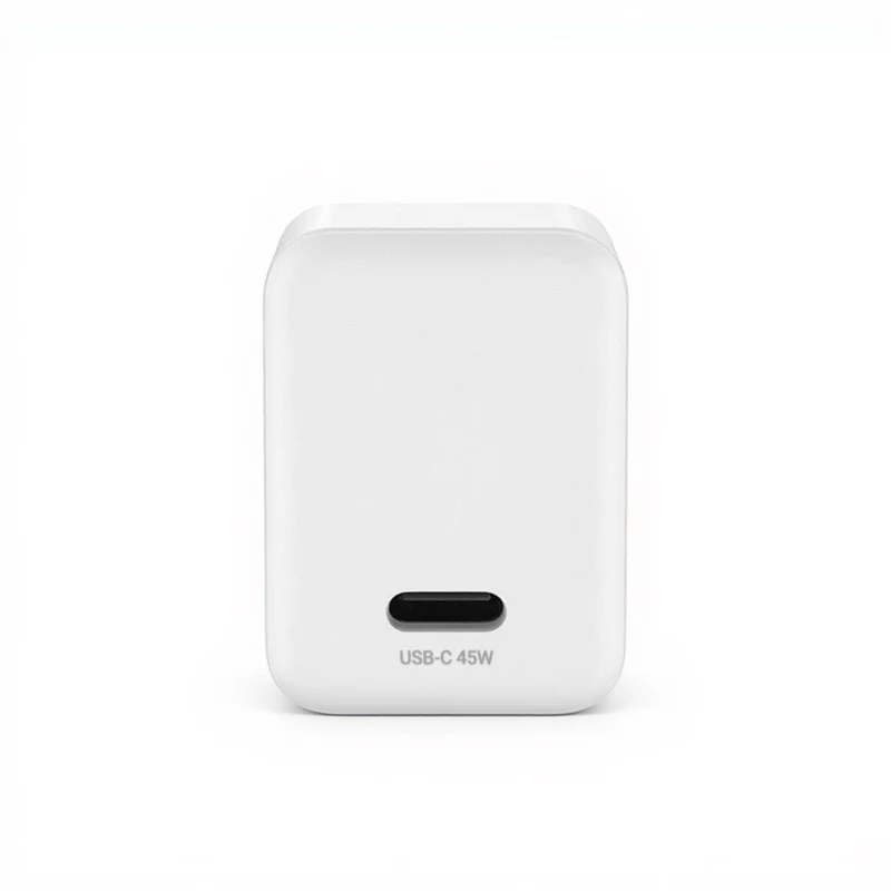 Crong Ultra Compact GaN USB-C 45W PD 3.0 PPS Wall Charger (Biały)