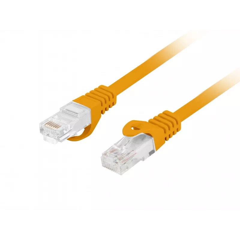 LANBERG Cat.6 UTP LSZH Patch Cable 20m Orange Fluke Passed