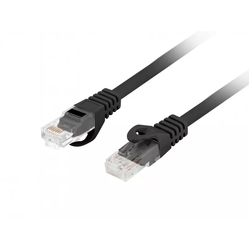 LANBERG Cat.6 UTP LSZH CU Patch Cable 20m Black Fluke Passed